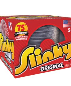 The Original Slinky Walking Spring Toy, Metal Slinky, Fidget Toys, Kids Toys for Ages 5 Up by Just Play 28 81LB95ZruSL