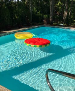 SWIMLINE Original Large Island Pool Float Collection for 1-3 Adults & Kids | Inflatable Floating Lounger Mats | XL Size Floaties for Pool Lake Ocean Summer Fun | Multi-Purpose Water Floaty Heavy Duty Fruit Slice (Watermelon) 41 81LBQgWgpDL