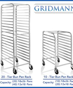 GRIDMANN Commercial Bun Pan Bakery Rack - 20 Sheet 13 81LCN7VihNL