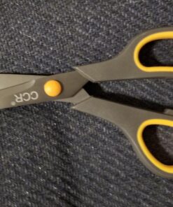 CCR Scissors 8 Inch Soft Comfort-Grip Handles Sharp Titanium Coating Blades, 4-Pack 30 81LCRHalljL