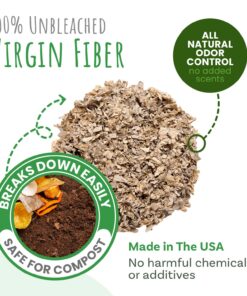 Small Pet Select Premium Small Animal Bedding, Natural Soft Paper Bedding for Small Indoor and Outdoor Pets, Made in USA, Jumbo Size 178 L Pack 28 81LCsibCYCL