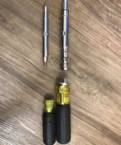 Klein Tools 32807MAG 7-in-1 Nut Driver, Magnetic Driver has SAE Hex Nut Sizes 1/4 to 9/16-Inch, Cushion Grip Handle for Added Torque 41 81LDvDCmMUL