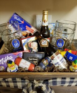 1 Liter HB "Hofbrauhaus Munchen" Dimpled Glass Beer Stein 38 81LG9C2S32L