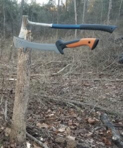 Fiskars Machete Axe - 18" Curved Blade with Nylon Sheath - Lawn and Garden Tools - Orange/Black 43 81LGqL7IbL