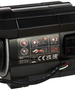 WARN 101140 AXON 45-S Powersports Winch With Spydura Synthetic Rope and HUB Wireless Receiver: 1/4" Diameter x 50' Length, 2.25 Ton (4,500 lb) Pulling Capacity No Size 23 81LHMvVipOL