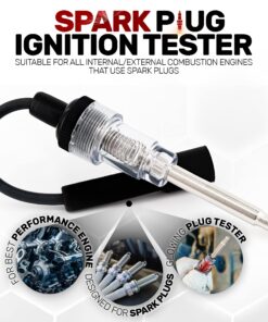 Ram-Pro Inline Spark Tester, Plug Engine Ignition 6-12 Volt Fool-Proof – Pick Up Coil/Armature Diagnostic Detector Tool for Automotive, Car, Lawnmower, Small & Big Internal/External Engines 1 Pack 15 81LHwy2zw9S