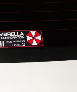 Vool Resident Evil Umbrella Corp. Parking Decal Vinyl Decal Bumper | Sticker | 2"x 5" 24 81LI22u6mfL