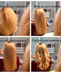 Most Effective Brazilian Complex Hair Straightening Treatment Keratin Blowout Smoothing Straightening System Professional Grade Salon and Home Use , Long Lasting organic results for months 4pc Set 48 81LK5ndn tL