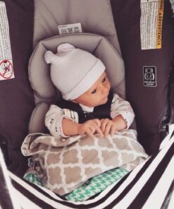 Baby Car Seat Cover Canopy and Nursing Cover Multi-Use Stretchy 5 in 1 Gift "The Classic" by Copper Pearl 34 81LKaaq4WQL