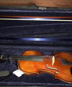 Bunnel Premier Violin Clearance Outfit 4/4 Full Size - Carrying Case and Accessories Included - Solid Maple Wood and Ebony Fittings By Kennedy Violins 4/4 (Full) 50 81LLBc9UkwL