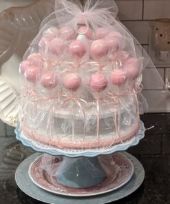 Bakelicious Cake Pop Stand, 24-Piece, White 39 81LLIBKk61L