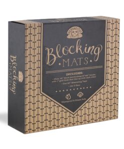 Hephaestus Crafts Blocking Mats for Knitting - Pack of 9 GRAY Blocking Boards with Grids for Needlepoint or Crochet. 150 T-pins 28 81LLWY2h3vL