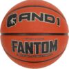 AND1 Fantom Rubber Basketball: Official Regulation Size 7 (29.5 inches) Rubber Basketball - Deep Channel Construction Streetball, Made for Indoor Outdoor Basketball Games Orange 18 81LLwjFl1eL