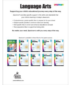 Alternative view of Spectrum Language Arts, Grade 1 Paperback