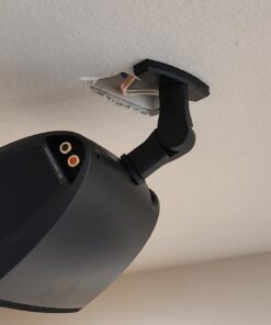 ECHOGEAR Speaker Wall & Ceiling Mount Pair - Universal Design Works with Vizio, Sony, & More - Tilt & Swivel Without Tools for Surround Sound - Easy to Install Indoors & Outdoors 81 81LNvhLDUgL 1