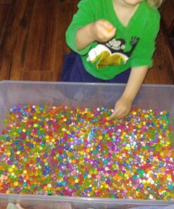 MarvelBeads Water Beads Rainbow Mix (1 Pound Bulk), for Kids Sensory Play and Spa Refill, BPA & Phthalate Free 46 81LOg61t iL