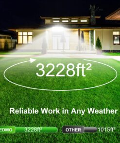 Alternative view of LEDMO 1500W Equivalent LED Stadium Flood Lights - Powerful Commercial Outdoor Lighting for Sports Fields, Arenas and Counts - 240W 36000LM 100-277V 5000K - Weatherproof and Energy Efficient 240W-1PC