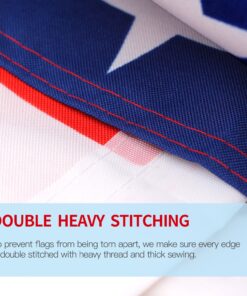 Anley Fly Breeze 3x5 Foot American US Flag - Vivid Color and UV Fade Resistant - Canvas Header and Double Stitched - USA Flags Polyester with Brass Grommets 3 X 5 Ft 3x5 Ft 22 81LQHU6VebL