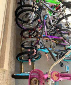 Hromee Bike Floor Parking 1-6 Rack Adjustable Bicycle Storage Organizer Stand for Garage, Silver 47 81LRSx7ni5L