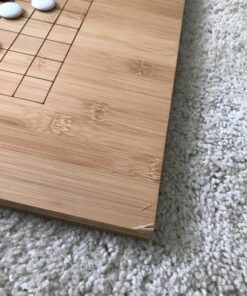 Brybelly Go Set All Natural Bamboo Wood Go Board | Bowls and 361 Bakelite Stones | 2-Player - Classic Chinese Strategy Board Game | Measures 19 x 19in Top Side or 13 x 13in Under Side Beginner's Board 58 81LRyyicfaL