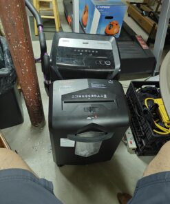 Bonsaii Paper Shredder, 18-Sheet 60-Minutes Paper Shredder for Office Heavy Duty Cross-Cut Shredder with 6 Gallon Pullout Basket & 4 Casters (C149-C) 1 8 Sheet Cross Cut 34 81LSIsUR7hL