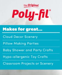 Fairfield The Original Fil Polyester Poly-Fill, 32 oz, White 30 81LSYrDwh5L