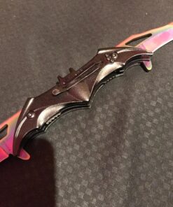 Snake Eye Tactical Dual Blade Bat Designed Action Assisted Folding Pocket Knife Outdoors Hunting Camping Fishing RB 13 81LT2 OfSqL