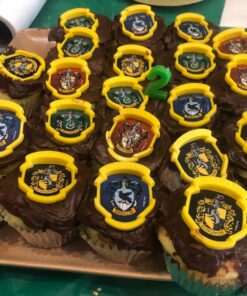 Harry Potter - Hogwarts Houses Cupcake Rings - 24 pc by DecoPac 19 81LTL32t86L