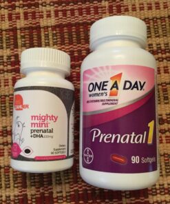 Zahler Mighty Mini Prenatal Vitamin with DHA & Folate - Certified Kosher - All Natural Prenatal Vitamins - Multivitamin for Pregnant Women - 19 Prenatal Vitamins Including Folic Acid (90 Softgels) 47 81LTLjEnwML