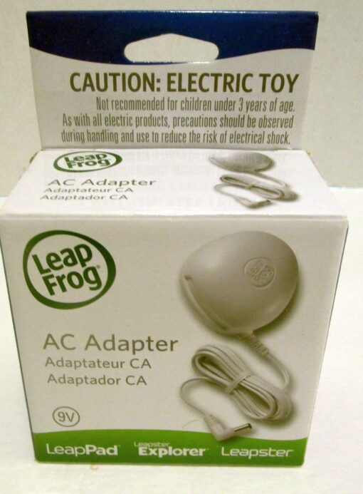 LeapFrog AC Adapter (Works with all LeapPad2 and LeapPad1 Tablets, LeapsterGS Explorer, Leapster Explorer and Leapster2)