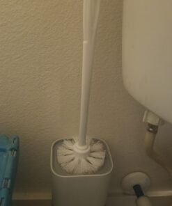 Rubbermaid Commercial 15 Inch Toilet Brush, Toilet Bowl-Cleaner for Bathroom, Scrub Brush for Toilet 1 Count (Pack of 1) Single 38 81LUvL6o0L