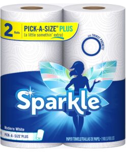 Alternative view of Sparkle Paper Towels, 24 = 47 Regular Rolls, Modern White, Pick-a-Size Plus