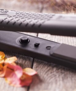 Herstyler Superstyler Onyx Ceramic Flat Iron, Ceramic Hair Straightener With Adjustable Temperature, Travel-friendly Dual Voltage Flat Iron Black 29 81LVmRJIifL