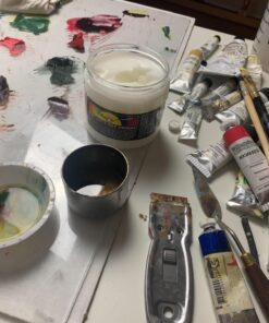 Jacquard Dorlands Wax - 16 Ounce - Versatile Pure Wax and Damar Resin - Protective Topcoat for Sealing and Finishing 29 81LVqbBGenL