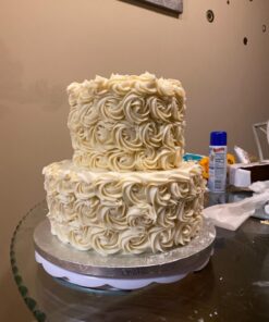 3-Pack 12-Inch Cake Boards for Wedding, Baking, Cake Decorating Supplies, Silver Foil Corrugated Cardboard for Multi-Layer Cakes, Sturdy Base for Treats and Pizza 24 81LYEXTO1gL