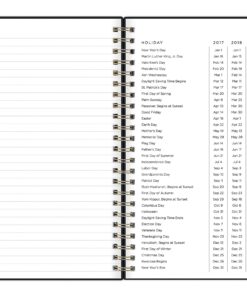 Blue Sky Ashley G for 2017-2018 Academic Year Weekly & Monthly Planner, Twin-Wire Bound, 5' x 8', Messy Dot Design 19 81LYGbtyFXL