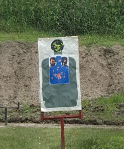 Splatterburst Targets - 8 inch Stick & Splatter Self Adhesive Shooting Targets - Gun - Rifle - Pistol - Airsoft - BB Gun - Pellet Gun - Air Rifle - Made in USA 100 pack 30 81LZFb0RLDL