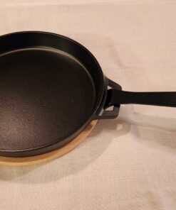 Ooni Cast Iron Skillet - Cast Iron Pan - Cast Iron Skillet with Removable Handle - Cast Iron Frying Pan - Pre-Seasoned Oven Safe 20 81LbJuAMAbL