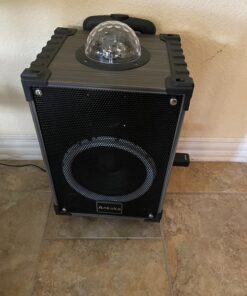 Ankuka Karaoke Machine, Portable Bluetooth Speaker with Disco Lights,Subwoofer PA System with 2 Wireless Microphones for Christmas,Birthday Party 45 81Lbe4G1fmL