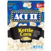 ACT II Kettle Corn Microwave Popcorn Bags, 6-Count (Pack of 6) Kettle-Corn 2.75 Ounce (Pack of 36) 16 81Lc5TjxjL