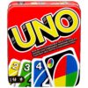 Mattel Games UNO Card Game, Toy for Kids and Adults, Family Game for Camping and Travel in Storage Tin Box (Amazon Exclusive) 14 81LcVsRKnjS