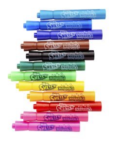Mr. Sketch Washable Markers, Scented, Chisel Tip, Assorted Colors, 192 Count 192-Count 6 81LdTXSTaYL