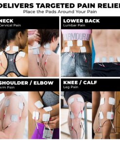 TENS 7000 Digital TENS Unit with Accessories - TENS Unit Muscle Stimulator for Back Pain Relief, General Pain Relief, Neck Pain, Sciatica Pain Relief, Nerve Pain Relief 31 81LfszBhBLL