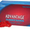 Alliance Rubber 96315 Advantage Rubber Bands Size #31, 1 lb Box Contains Approx. 850 Bands (2 1/2" x 1/8", Red) 1 Pound 2 1/2 x 1/8 inches 16 81LgigA1BOL