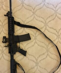 -Combat Vet Owned Company- Dagger Defense Tactical flip up BUIS Picatinny Rail Mounted Backup Iron Sights. Black 45 81LgnN9tmzL