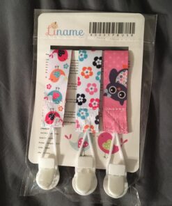 Liname Neutral Pacifier Clip - 3 Pack Pacifier Clips for Boys & Girls - Binky Holder Soothie Paci Clip Binkie Clip - Unisex Pacifer Clip - Baby Pacifier Clip and Pacifier Holder Spring Flowers 31 81LhG0r6kuL