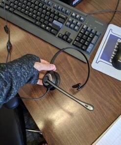 Wantek Corded Telephone Headset Mono w/Noise Canceling Mic for Avaya Aastra Allworx Adtran Alcatel Lucent AltiGen Comdial Digium Gigaset InterTel Mitel Plantronics MiVoice Landline Deskphones(F600S1) Monaural F600S1 20 81Lk8pD3VlL