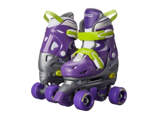 CHICAGO Kids Adjustable Quad Roller Skates Medium Purple/Silver