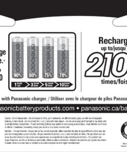 Panasonic BK-4MCCA12FA eneloop AAA 2100 Cycle Ni-MH Pre-Charged Rechargeable Batteries, 12-Battery Pack 1 Count (Pack of 12) 14 81Ll9KZKX2L