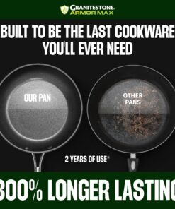Alternative view of Granitestone Armor Max 14 Pc Pots and Pans Set Nonstick Cookware Set, Complete Hard Anodized Kitchen Cookware Set with Non Stick Pots and Pans Set with Lids + Utensils, Induction/Oven Safe, Non Toxic